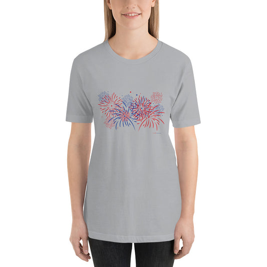 Fireworks - Short-Sleeve Woman's T-Shirt - Unminced Words