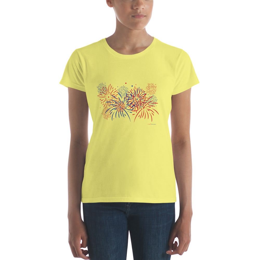 Fireworks - Women's short sleeve t-shirt - Unminced Words