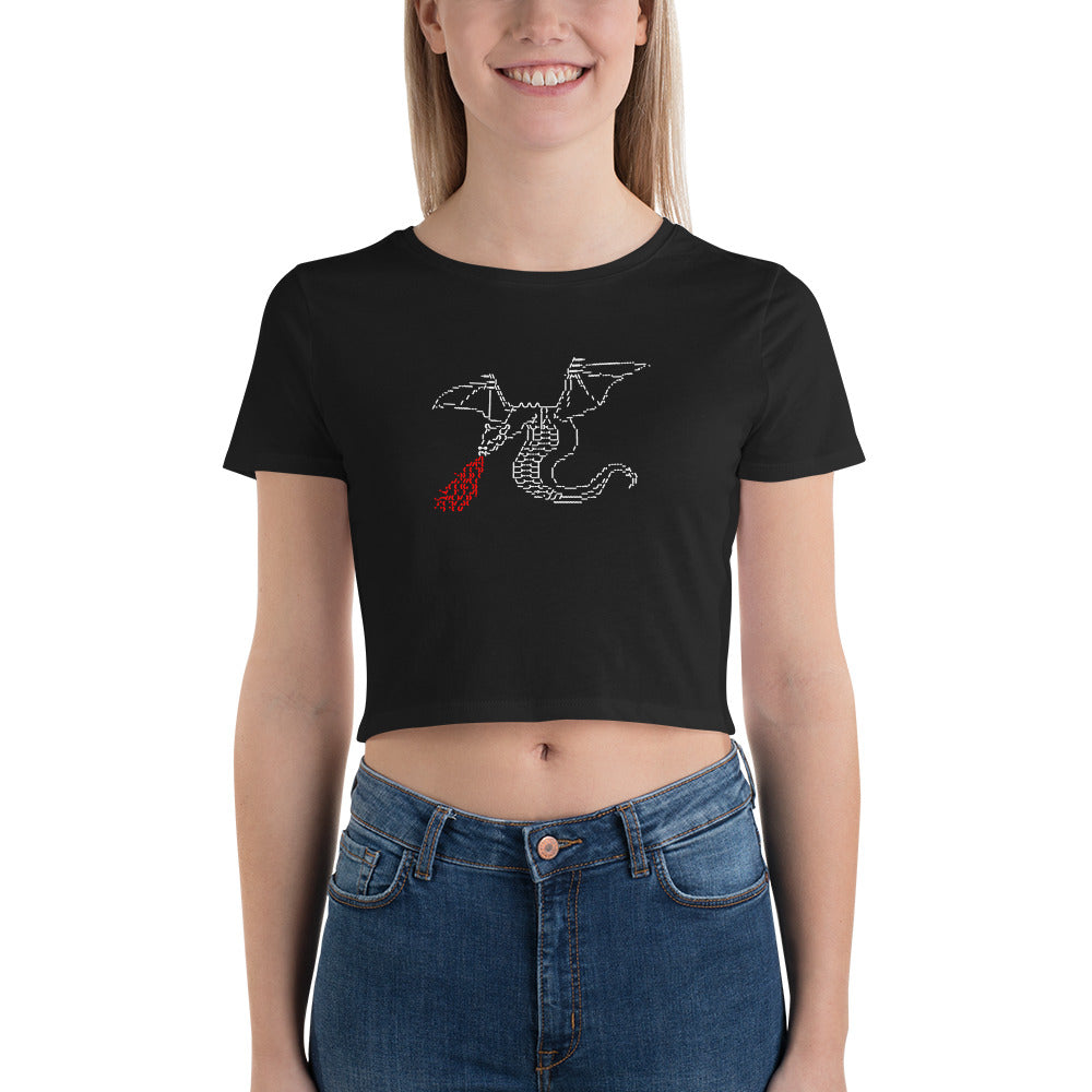 DRAGON - Women’s Crop Tee - Unminced Words