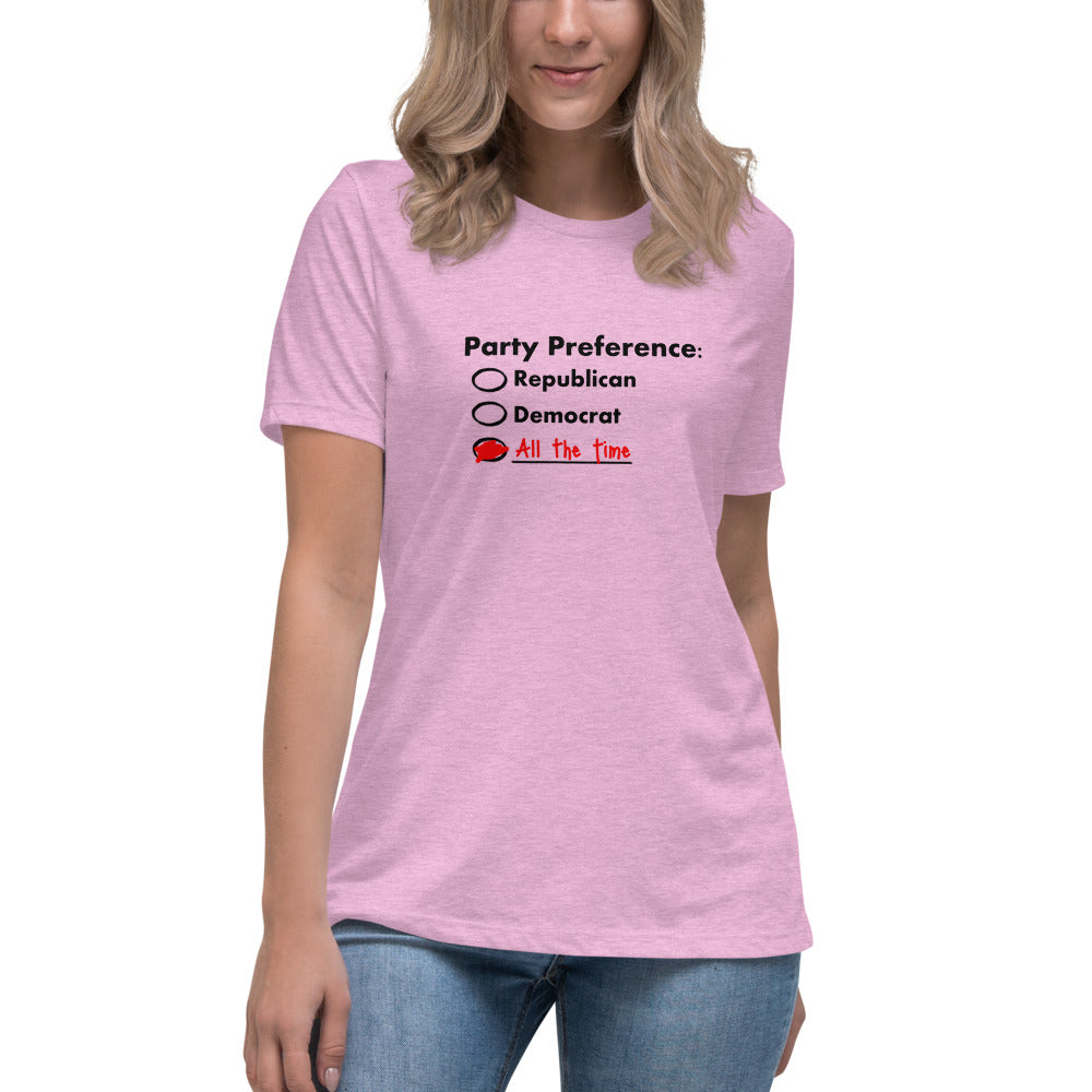 Party Preference - Women's Relaxed T-Shirt