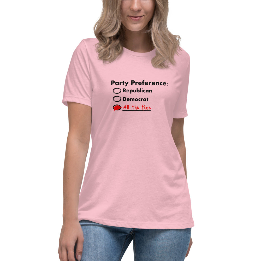 Party Preference - Women's Relaxed T-Shirt