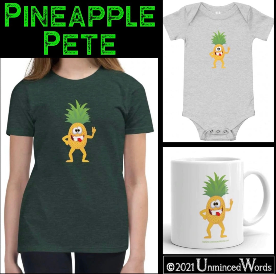 Pineapple Pete design is a fun design that stands out