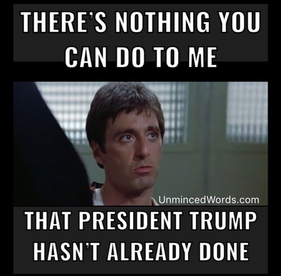 Trump Scarface.