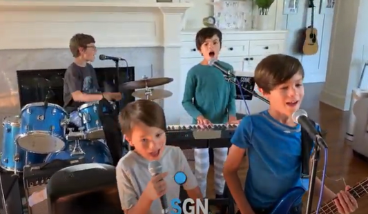 Some Good News opening theme song by 4 brothers