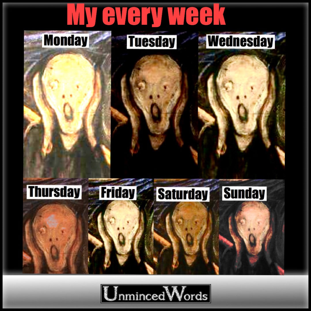 My Every Week summed up perfectly