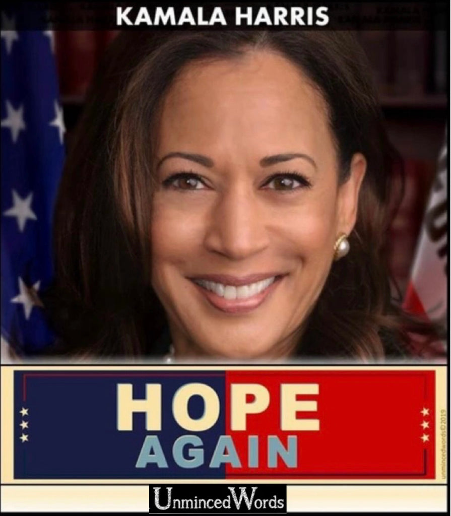 Hope Again, America. If you are rooting/voting for Kamala Harris, this is for you!