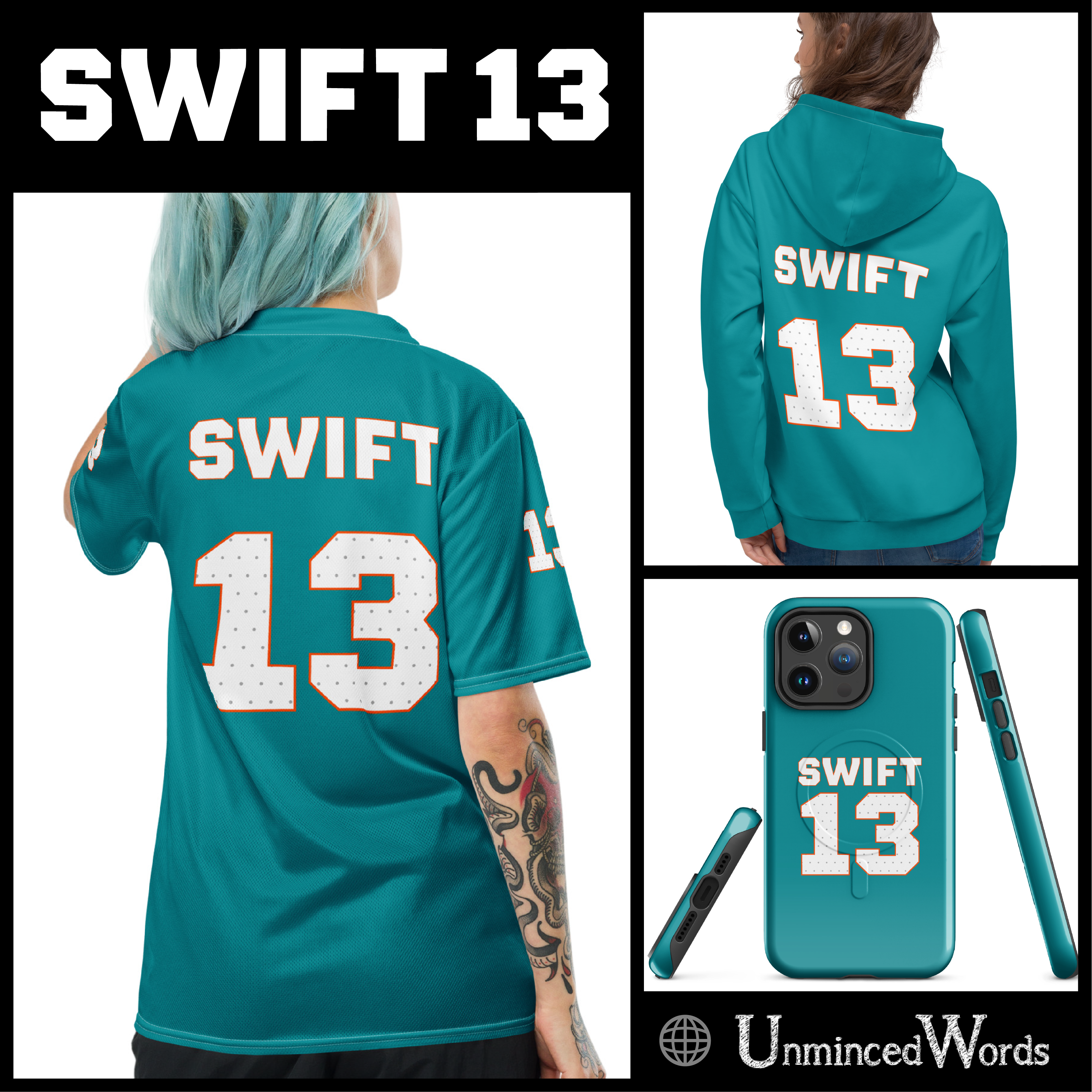 Swift 13 - Miami Dolphins style