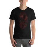 Hyperspace - Red Unisex t-shirt