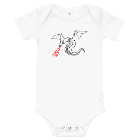 DRAGON ASCII Art - Onesie