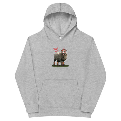 Brand New Ewe! Kids fleece hoodie