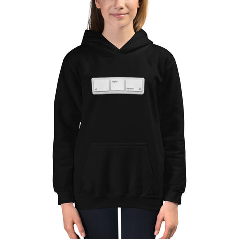 Alt Right Delete - Kids Hoodie