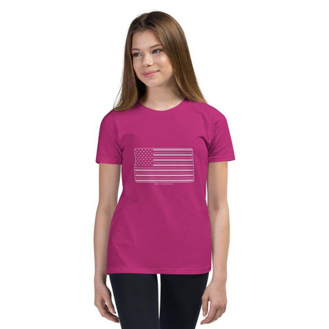 The American Flag - Youth Short Sleeve T-Shirt - Unminced Words