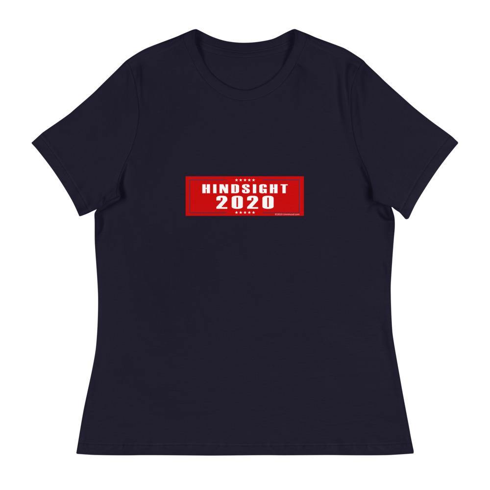 Hindsight Red - Women's Relaxed T-Shirt - Unminced Words