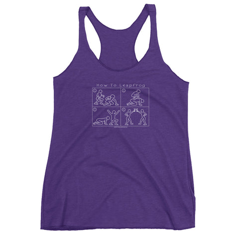 How To Leapfrog - Women's Racerback Tank - Unminced Words