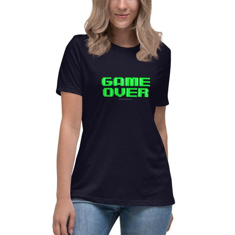 Game Over - Women's Relaxed T-Shirt - Unminced Words