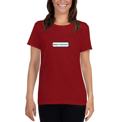 #IAMTHEREASON - Women's short sleeve t-shirt - Unminced Words