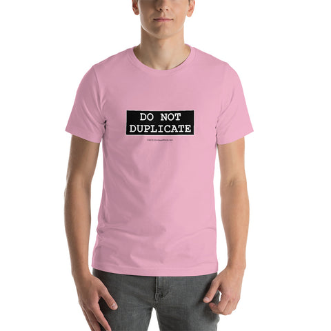 Do Not Duplicate - Short-Sleeve Men's T-Shirt - Unminced Words