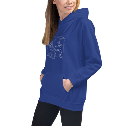 How To Leapfrog - Kids Hoodie - Unminced Words