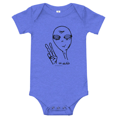 Peaceful Alien - Onesie - Unminced Words