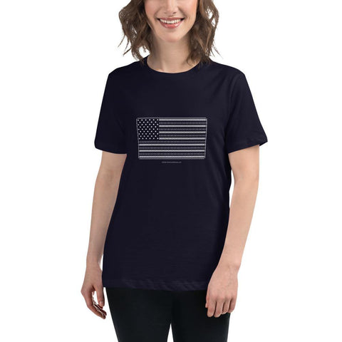 The American Flag - Women's Relaxed T-Shirt - Unminced Words