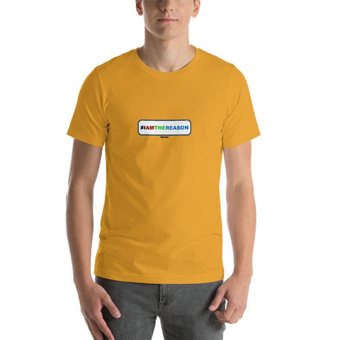 #IAMTHEREASON - Short-Sleeve Men's T-Shirt - Unminced Words