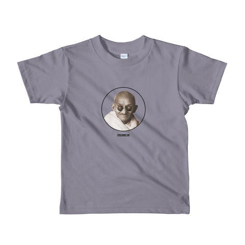 Gandhi - Short sleeve kids t-shirt - Unminced Words