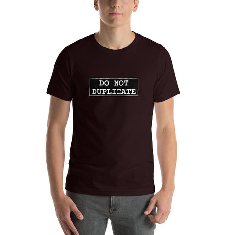 Do Not Duplicate - Short-Sleeve Men's T-Shirt - Unminced Words