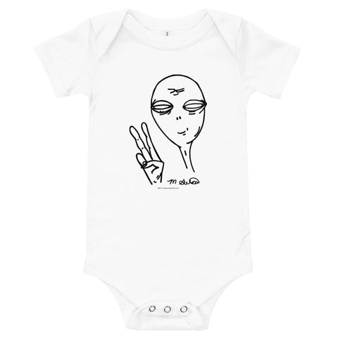 Peaceful Alien - Onesie - Unminced Words