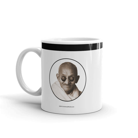 Gandhi - Mug - Unminced Words