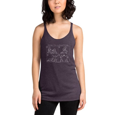 How To Leapfrog - Women's Racerback Tank - Unminced Words