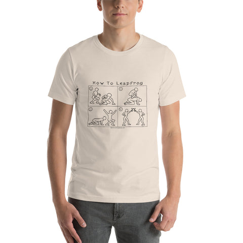 How To Leapfrog - Short-Sleeve Men's T-Shirt - Unminced Words