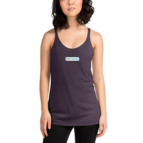 #IAMTHEREASON - Women's Racerback Tank - Unminced Words