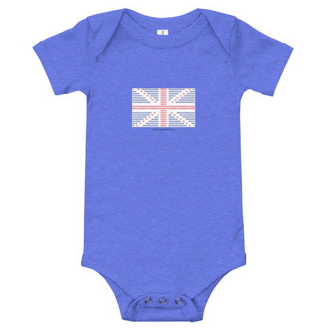 Union Flag ASCII - Onesie - Unminced Words