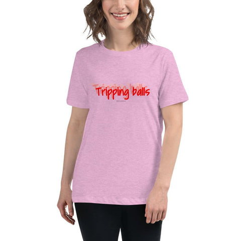 Tripping Balls - Women's Relaxed T-Shirt - Unminced Words