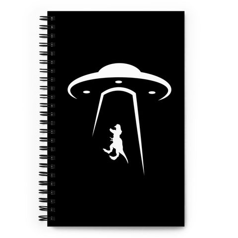 Dino Abduction - Spiral notebook