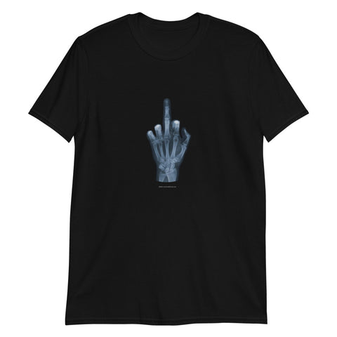 X-Ray Finger - Short-Sleeve T-Shirt - Unminced Words