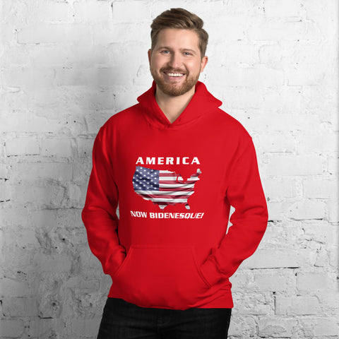 America Now Bidenesque - Hoodie