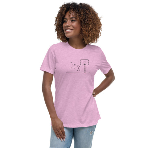 Basketball Dunking - Women's Relaxed T-Shirt