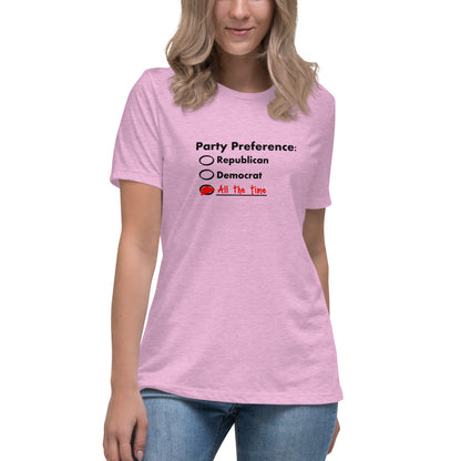 Party Preference - Women's Relaxed T-Shirt