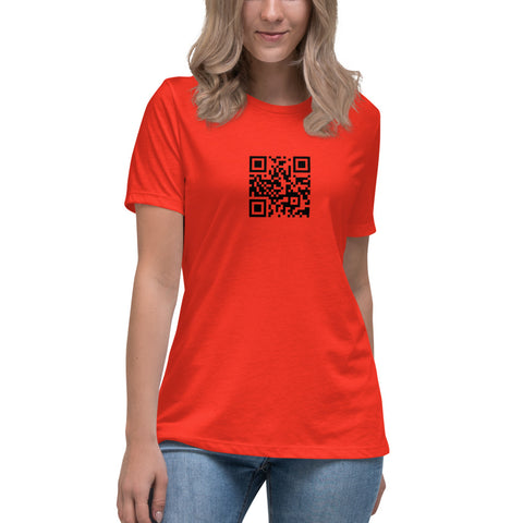 QR Code - Women's Relaxed T-Shirt