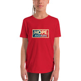 Hope Again - Youth Short Sleeve T-Shirt - Unminced Words