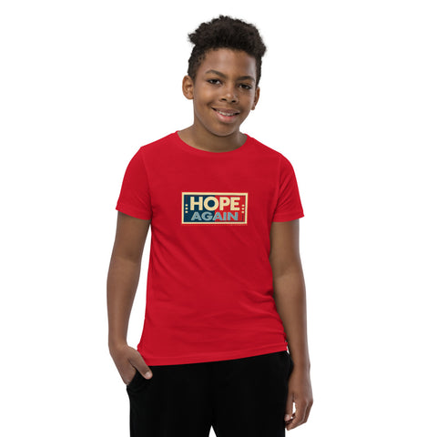 Hope Again - Youth Short Sleeve T-Shirt - Unminced Words